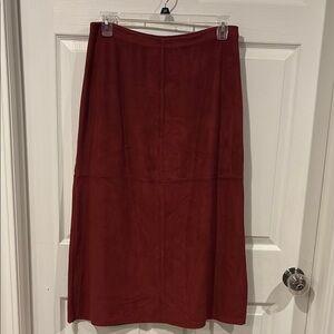 Like New! Elegant A- line Cranberry Red Women's Skirt